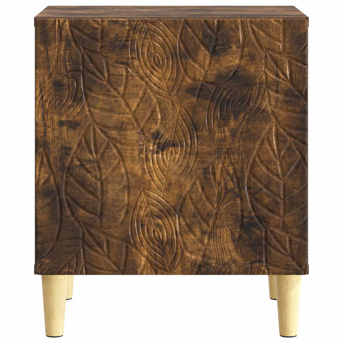 Noptieră Stejar fumuriu 43 x 34,5 x 50 cm Lemn prelucrat - WALTI WALTI