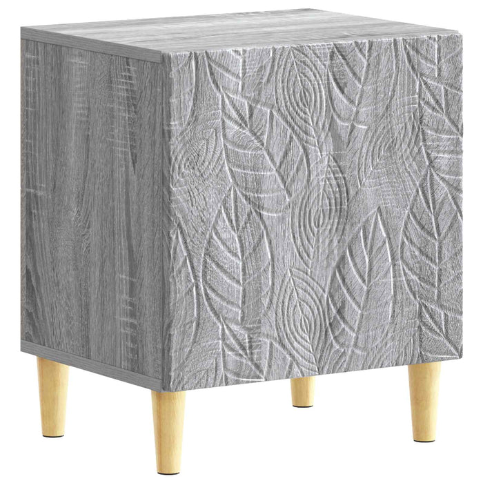 Noptieră Sonoma gri 43 x 34,5 x 50 cm Lemn prelucrat - WALTI WALTI