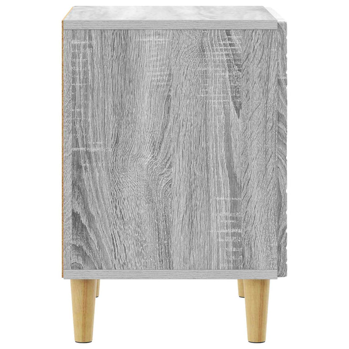 Noptieră Sonoma gri 43 x 34,5 x 50 cm Lemn prelucrat - WALTI WALTI