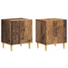 Noptieră 2 pcs Lemn vechi 43 x 34,5 x 50 cm Lemn prelucrat - WALTI WALTI