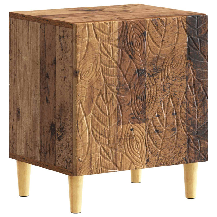 Noptieră 2 pcs Lemn vechi 43 x 34,5 x 50 cm Lemn prelucrat - WALTI WALTI