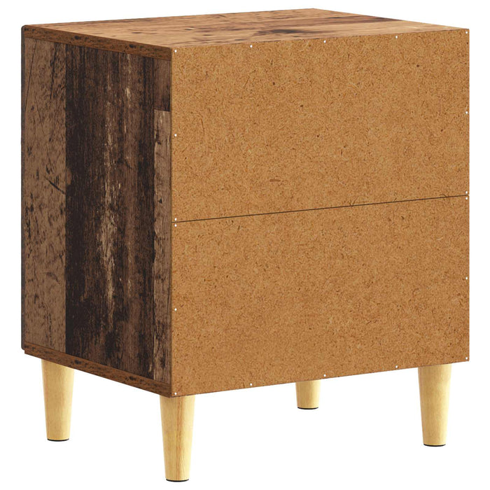Noptieră 2 pcs Lemn vechi 43 x 34,5 x 50 cm Lemn prelucrat - WALTI WALTI