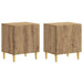 Noptieră 2 pcs Stejar Artizanal 43 x 34,5 x 50 cm - WALTI WALTI