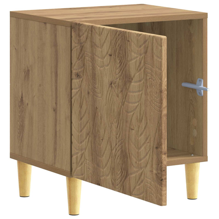 Noptieră 2 pcs Stejar Artizanal 43 x 34,5 x 50 cm - WALTI WALTI
