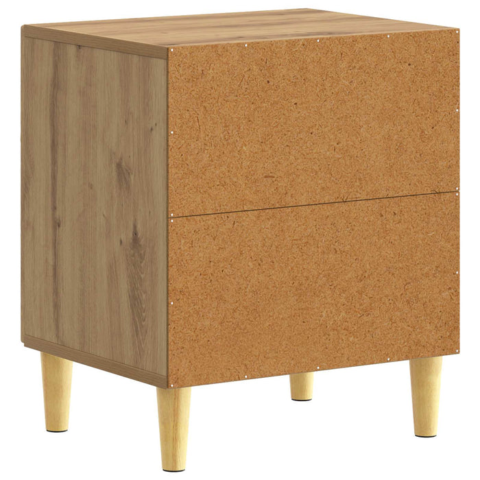 Noptieră 2 pcs Stejar Artizanal 43 x 34,5 x 50 cm - WALTI WALTI