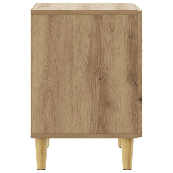 Noptieră 2 pcs Stejar Artizanal 43 x 34,5 x 50 cm - WALTI WALTI
