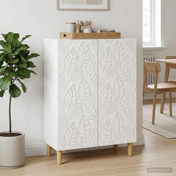 Bufet Alb 66 x 34,5 x 90 cm Lemn prelucrat - WALTI WALTI
