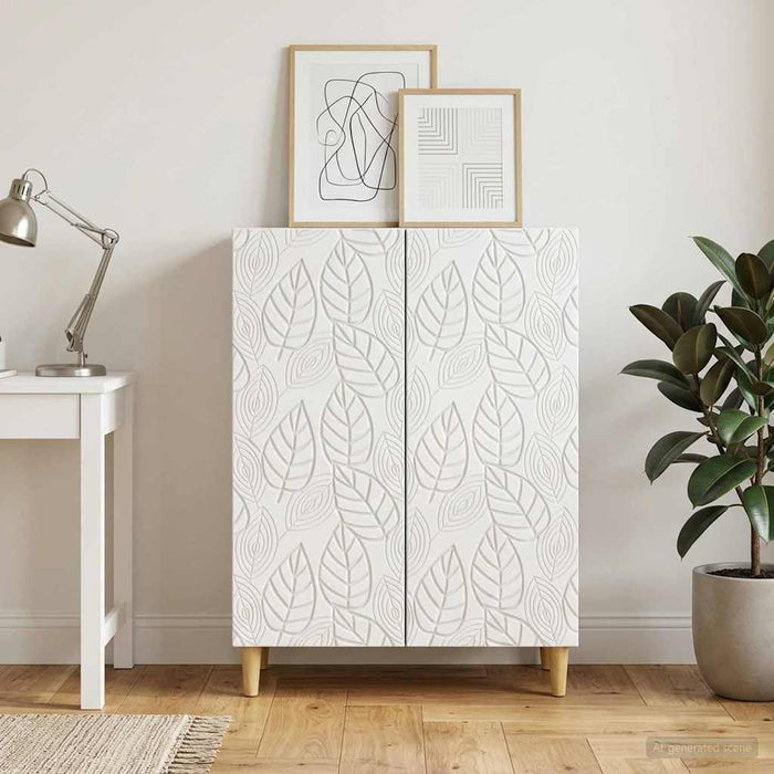 Bufet Alb 66 x 34,5 x 90 cm Lemn prelucrat - WALTI WALTI