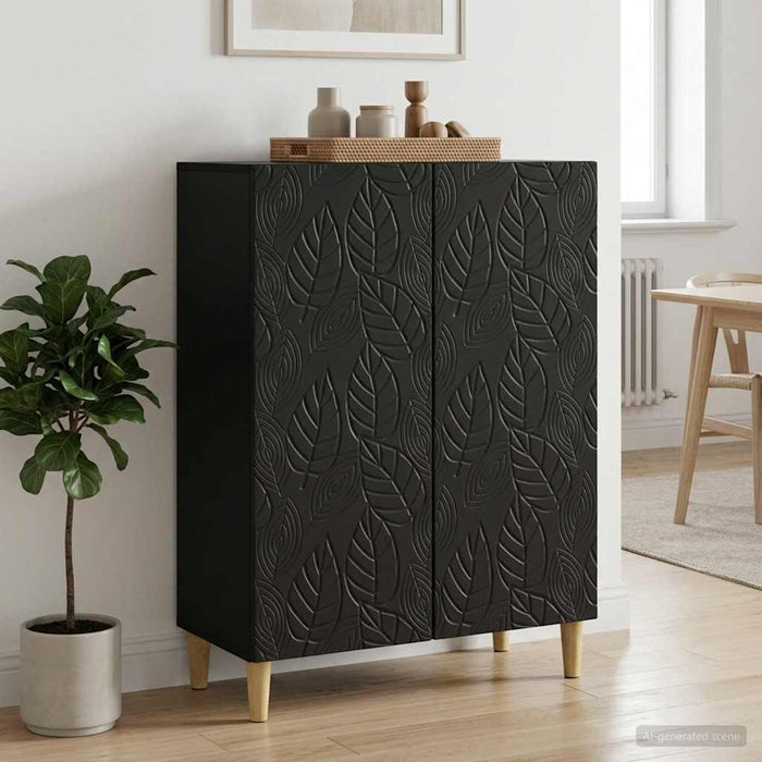 Bufet Negru 66 x 34,5 x 90 cm Lemn prelucrat - WALTI WALTI