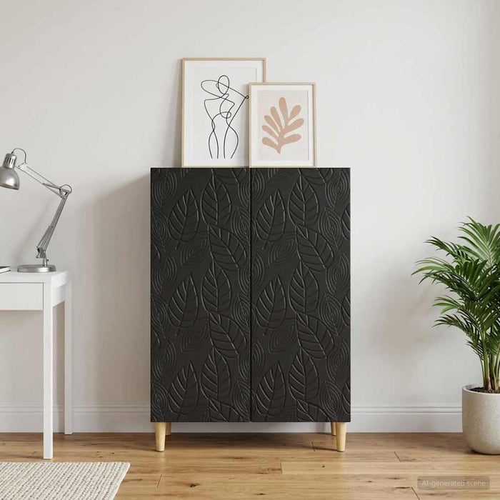 Bufet Negru 66 x 34,5 x 90 cm Lemn prelucrat - WALTI WALTI