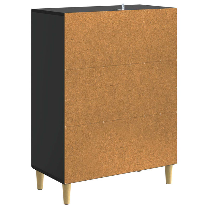 Bufet Negru 66 x 34,5 x 90 cm Lemn prelucrat - WALTI WALTI