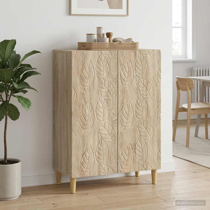 Bufet Stejar Sonoma 66 x 34,5 x 90 cm Lemn prelucrat - WALTI WALTI