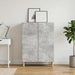 Bufet Gri Beton 66 x 34,5 x 90 cm Lemn prelucrat - WALTI WALTI