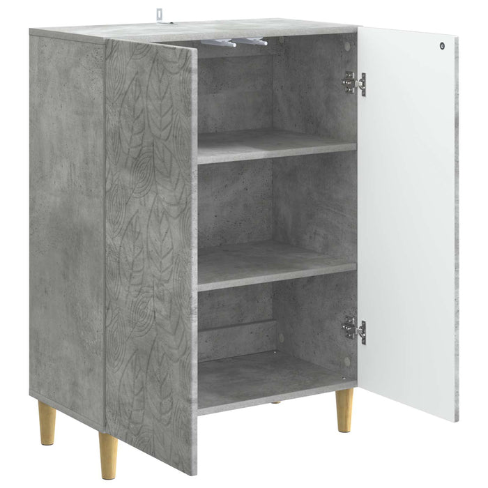 Bufet Gri Beton 66 x 34,5 x 90 cm Lemn prelucrat - WALTI WALTI