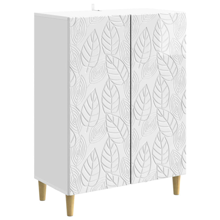 Bufet Alb foarte lucios 66 x 34,5 x 90 cm Lemn prelucrat - WALTI WALTI