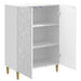 Bufet Alb foarte lucios 66 x 34,5 x 90 cm Lemn prelucrat - WALTI WALTI