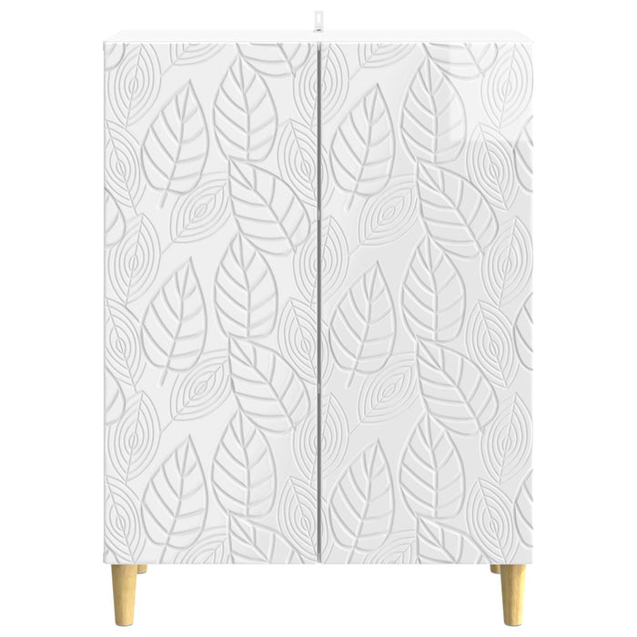 Bufet Alb foarte lucios 66 x 34,5 x 90 cm Lemn prelucrat - WALTI WALTI