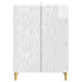 Bufet Alb foarte lucios 66 x 34,5 x 90 cm Lemn prelucrat - WALTI WALTI