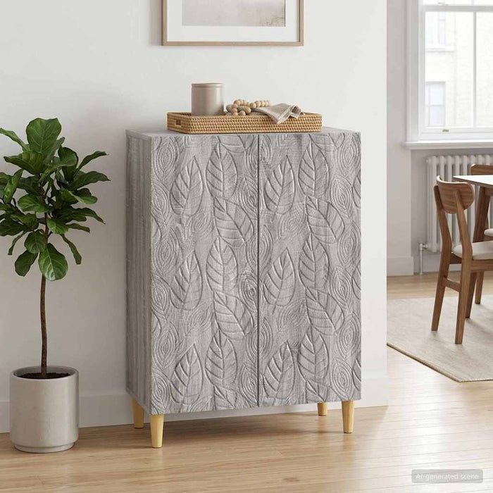 Bufet Sonoma gri 66 x 34,5 x 90 cm Lemn prelucrat - WALTI WALTI