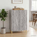 Bufet Sonoma gri 66 x 34,5 x 90 cm Lemn prelucrat - WALTI WALTI