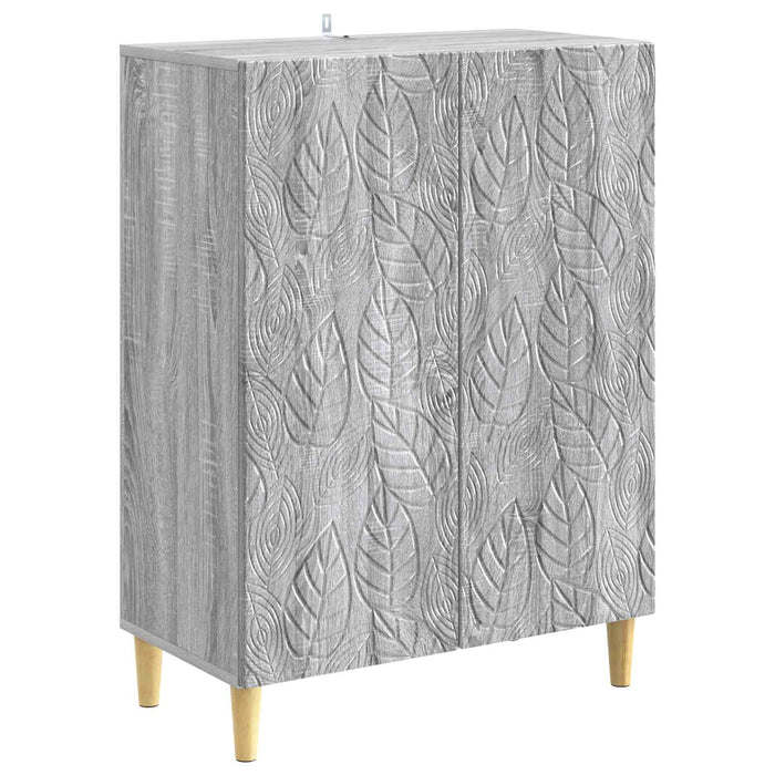 Bufet Sonoma gri 66 x 34,5 x 90 cm Lemn prelucrat - WALTI WALTI