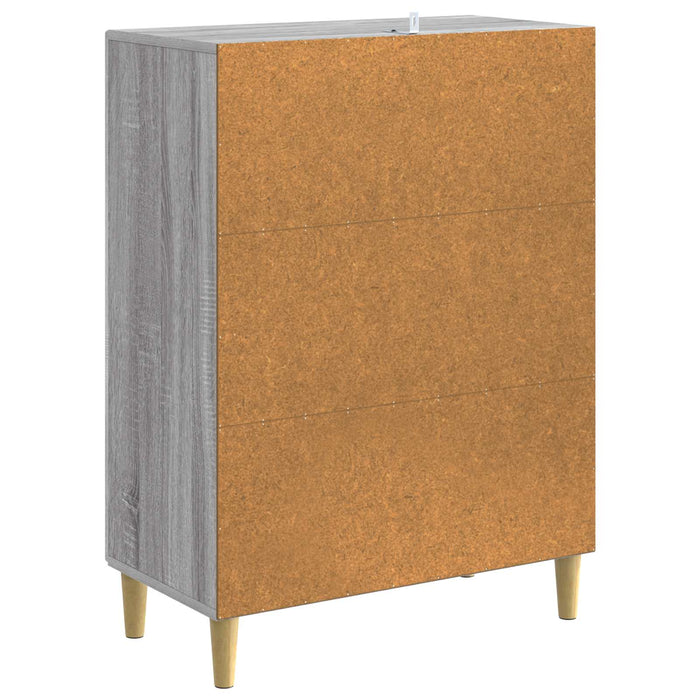 Bufet Sonoma gri 66 x 34,5 x 90 cm Lemn prelucrat - WALTI WALTI
