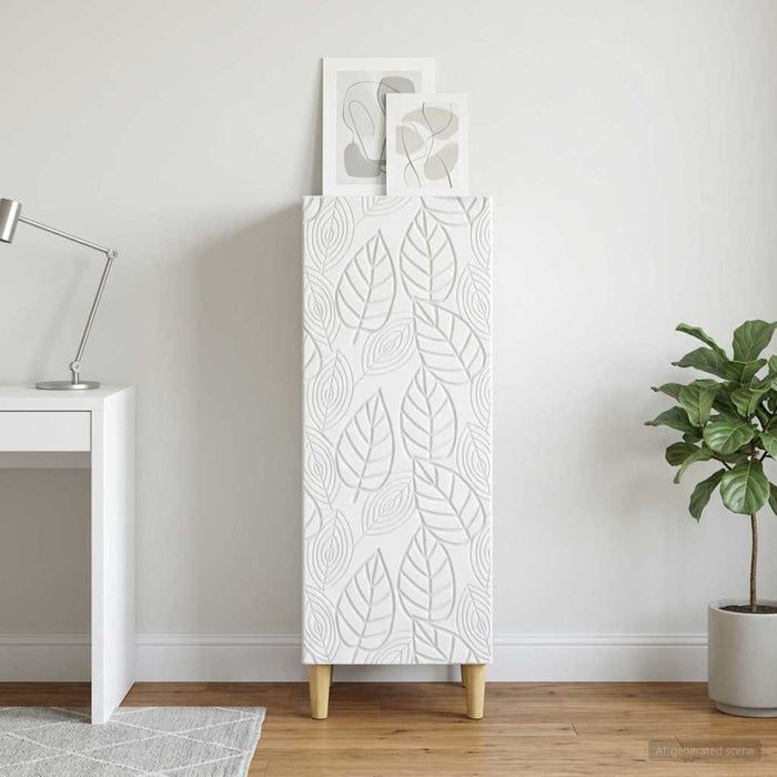 Bufet Alb 33 x 34,5 x 90 cm Lemn prelucrat - WALTI WALTI