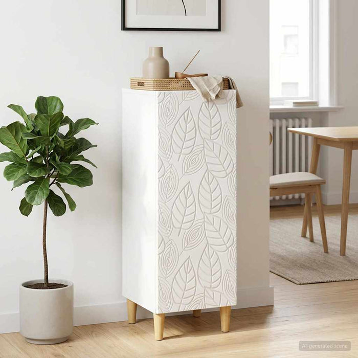 Bufet Alb 33 x 34,5 x 90 cm Lemn prelucrat - WALTI WALTI
