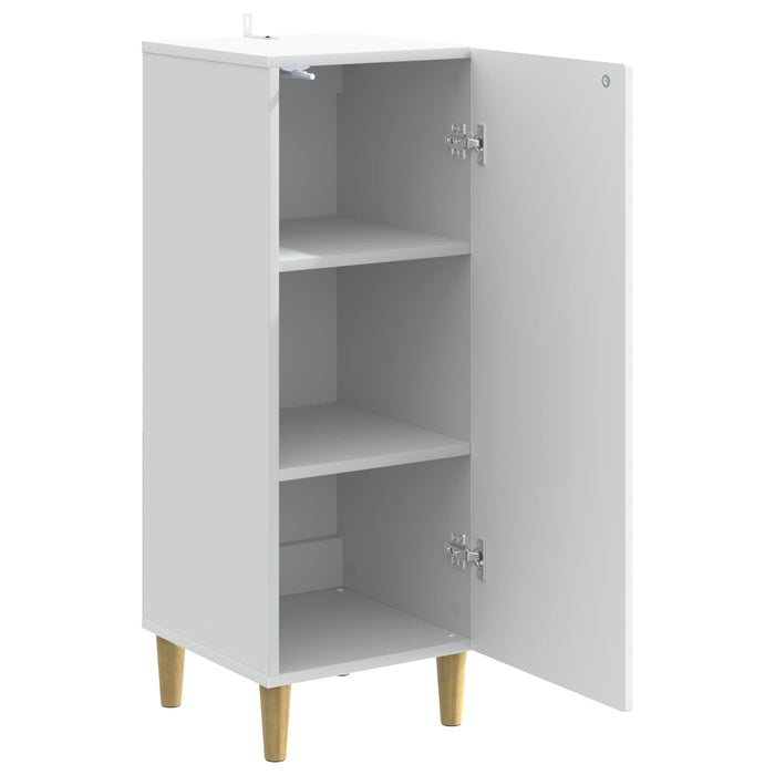 Bufet Alb 33 x 34,5 x 90 cm Lemn prelucrat - WALTI WALTI