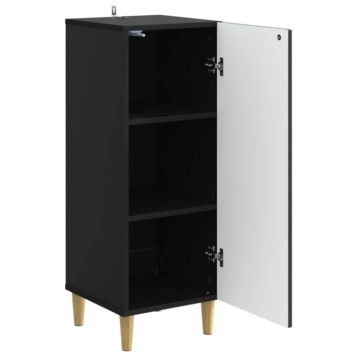 Bufet Negru 33 x 34,5 x 90 cm Lemn prelucrat - WALTI WALTI