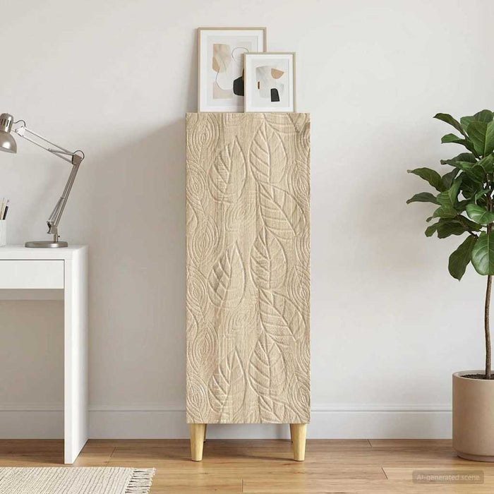 Bufet Stejar Sonoma 33 x 34,5 x 90 cm Lemn prelucrat - WALTI WALTI