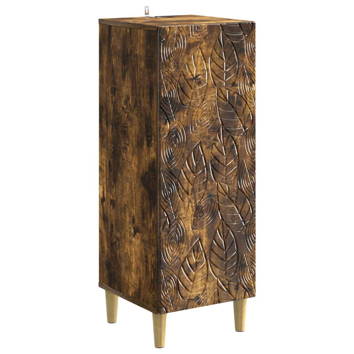 Bufet Stejar fumuriu 33 x 34,5 x 90 cm Lemn prelucrat - WALTI WALTI