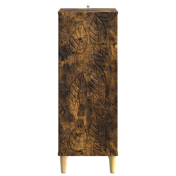 Bufet Stejar fumuriu 33 x 34,5 x 90 cm Lemn prelucrat - WALTI WALTI