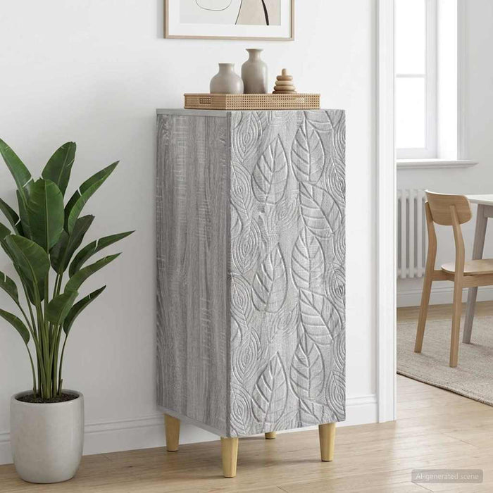 Bufet Sonoma gri 33 x 34,5 x 90 cm Lemn prelucrat - WALTI WALTI