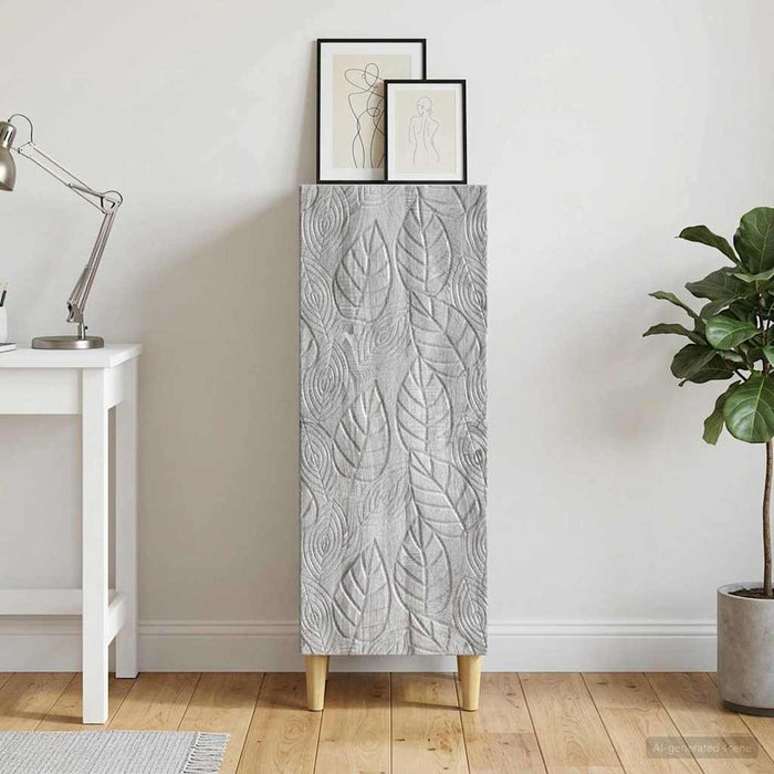 Bufet Sonoma gri 33 x 34,5 x 90 cm Lemn prelucrat - WALTI WALTI