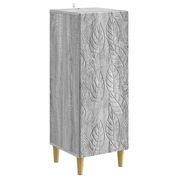 Bufet Sonoma gri 33 x 34,5 x 90 cm Lemn prelucrat - WALTI WALTI