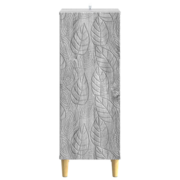 Bufet Sonoma gri 33 x 34,5 x 90 cm Lemn prelucrat - WALTI WALTI