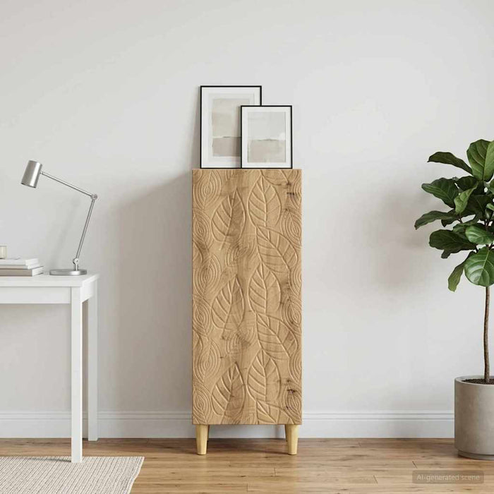 Bufet Stejar Artizanal 33 x 34,5 x 90 cm Lemn prelucrat - WALTI WALTI
