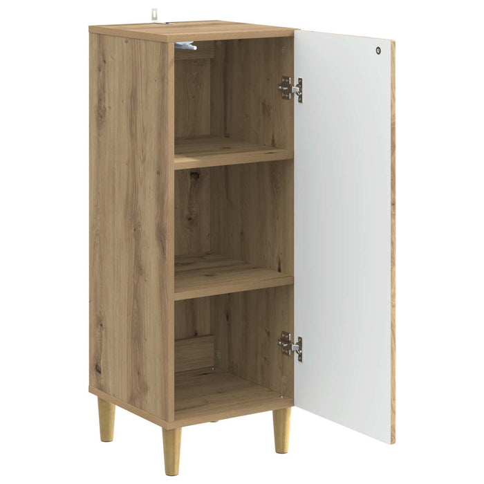 Bufet Stejar Artizanal 33 x 34,5 x 90 cm Lemn prelucrat - WALTI WALTI