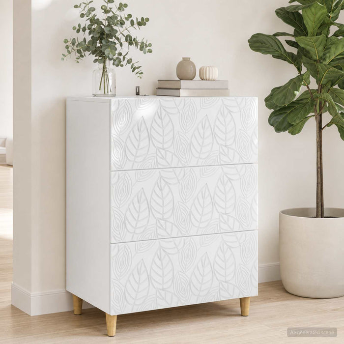 Dulap cu sertare Alb 66 x 34,5 x 90 cm Lemn prelucrat - WALTI WALTI