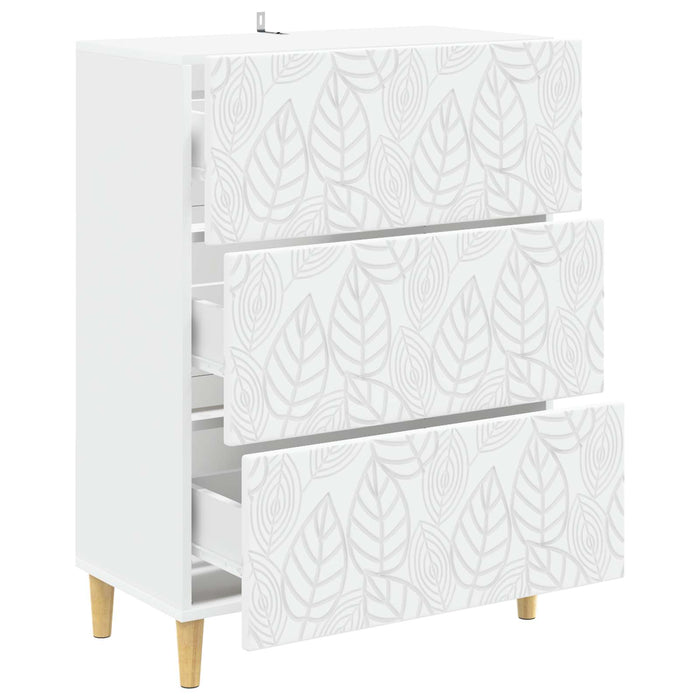Dulap cu sertare Alb 66 x 34,5 x 90 cm Lemn prelucrat WALTI