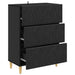Dulap cu sertare Negru 66 x 34,5 x 90 cm Lemn prelucrat - WALTI WALTI