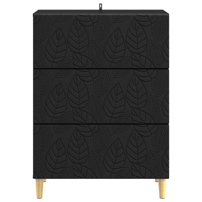 Dulap cu sertare Negru 66 x 34,5 x 90 cm Lemn prelucrat - WALTI WALTI