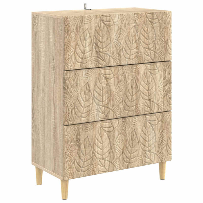 Dulap cu sertare Stejar Sonoma 66 x 34,5 x 90 cm Lemn prelucrat - WALTI WALTI