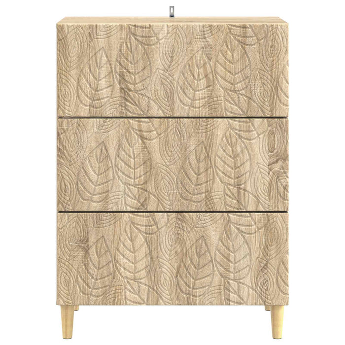 Dulap cu sertare Stejar Sonoma 66 x 34,5 x 90 cm Lemn prelucrat - WALTI WALTI