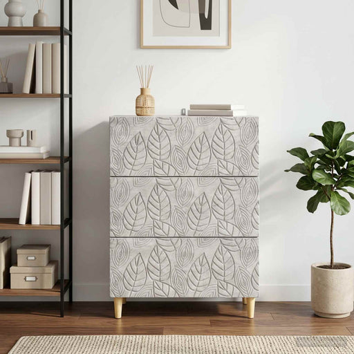 Dulap cu sertare Gri Beton 66 x 34,5 x 90 cm Lemn prelucrat - WALTI WALTI