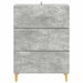 Dulap cu sertare Gri Beton 66 x 34,5 x 90 cm Lemn prelucrat - WALTI WALTI