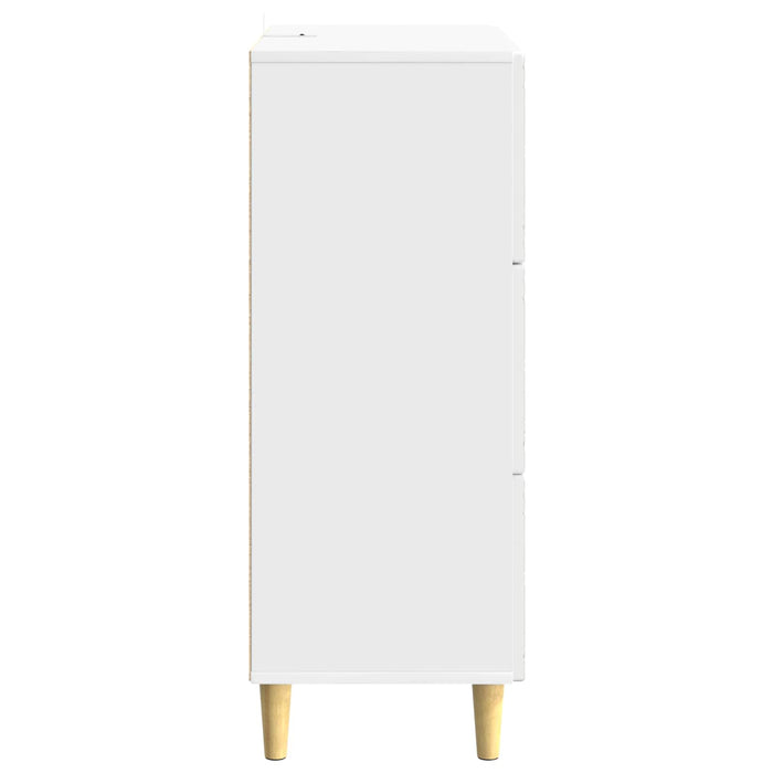 Dulap cu sertare Alb foarte lucios 66 x 34,5 x 90 cm - WALTI WALTI