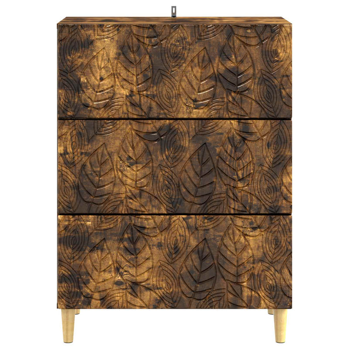 Dulap cu sertare Stejar fumuriu 66 x 34,5 x 90 cm - WALTI WALTI