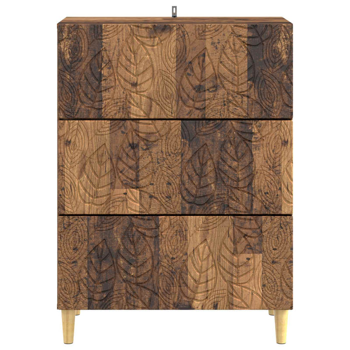 Dulap cu sertare Lemn vechi 66 x 34,5 x 90 cm Lemn prelucrat - WALTI WALTI